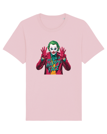 PUT ON A HAPPY FACE Cotton Pink
