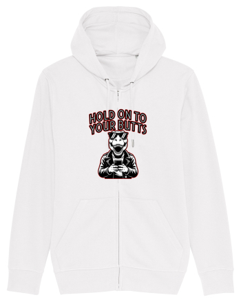 HOLD ON TO YOUR BUTTS -T - REX - dinozaur cu telefon White