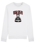 HOLD ON TO YOUR BUTTS -T - REX - dinozaur cu telefon Bluză mânecă lungă Unisex Rise