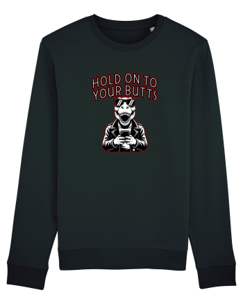 HOLD ON TO YOUR BUTTS -T - REX - dinozaur cu telefon Black