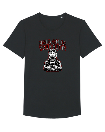 HOLD ON TO YOUR BUTTS -T - REX - dinozaur cu telefon Black