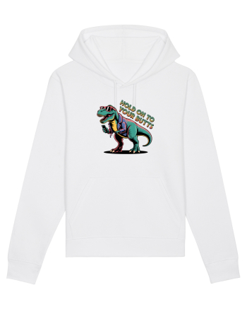 HOLD ON TO YOUR BUTTS - TINETI-VA BINE - T - REX - dinozaur cu telefon 2 White