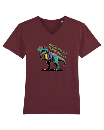 HOLD ON TO YOUR BUTTS - TINETI-VA BINE - T - REX - dinozaur cu telefon 2 Burgundy