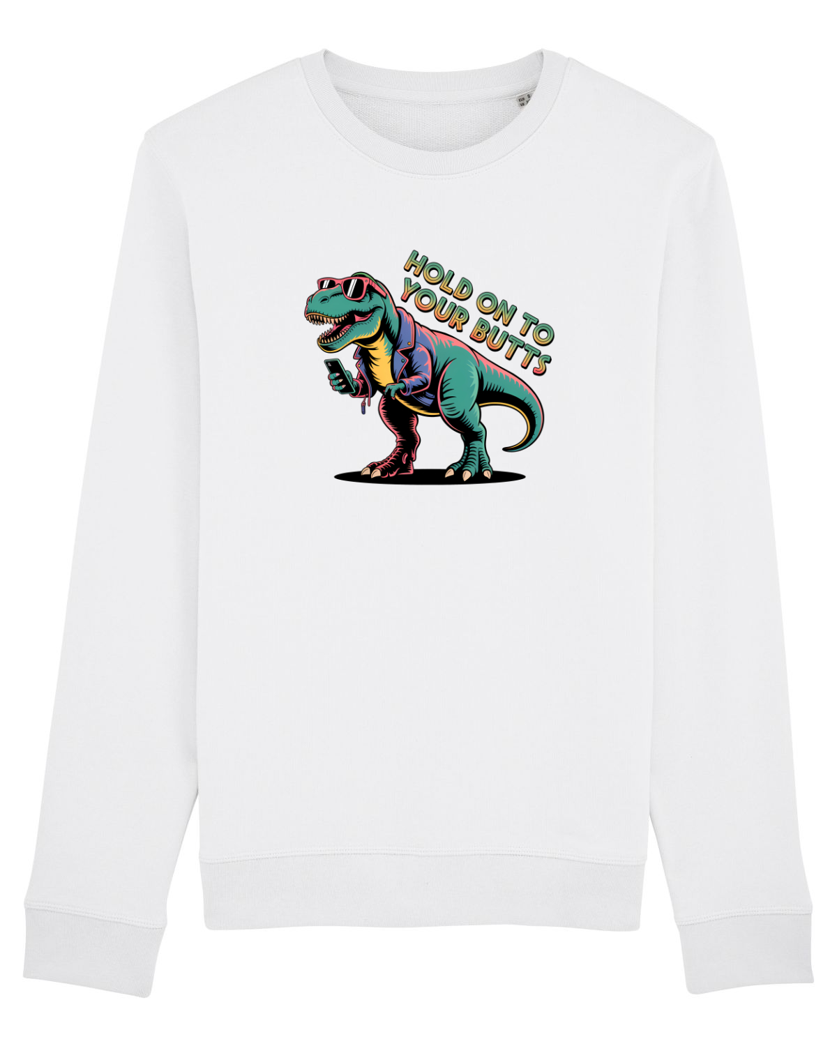 Bluză mânecă lungă Unisex Rise White