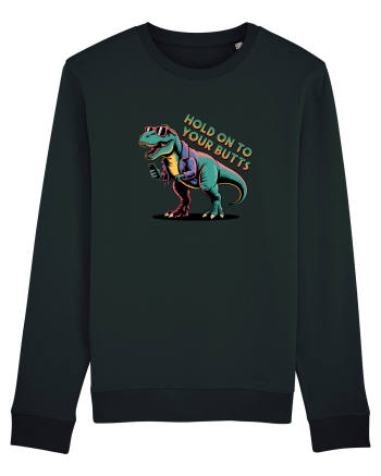 HOLD ON TO YOUR BUTTS - TINETI-VA BINE - T - REX - dinozaur cu telefon 2 Black