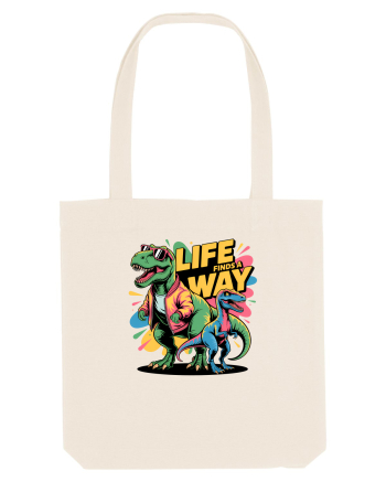 LIFE FINDS A WAY - T - REX - dinozaur  Natural