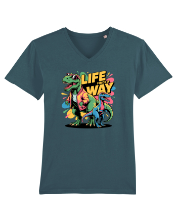 LIFE FINDS A WAY - T - REX - dinozaur  Stargazer