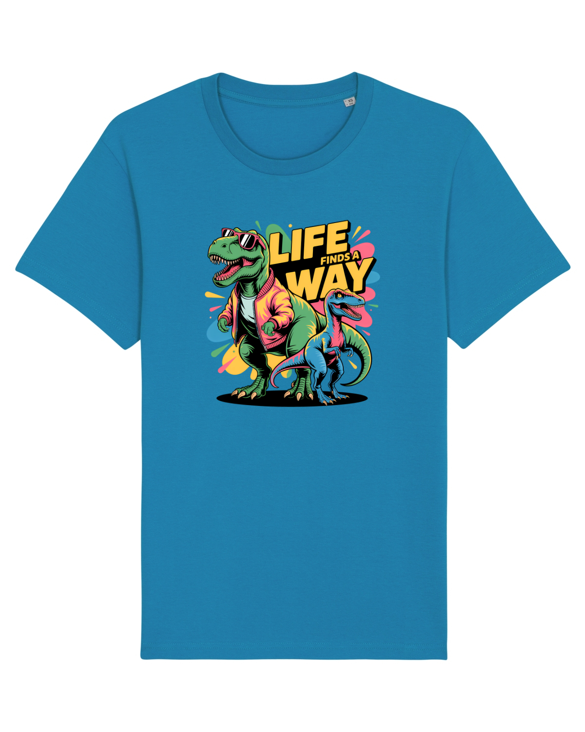 Tricou mânecă scurtă Unisex Rocker Azur