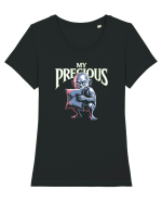 MY PRECIOUS - SOMN - PERNA Tricou mânecă scurtă guler larg fitted Damă Expresser