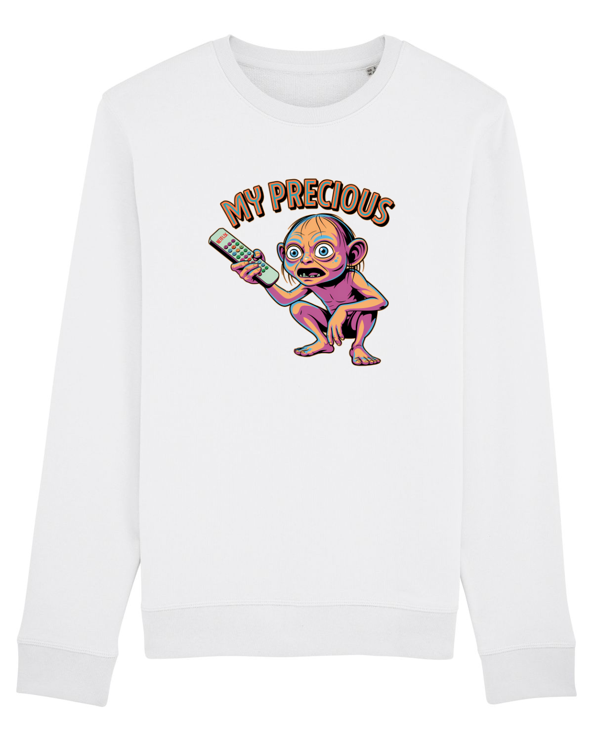 Bluză mânecă lungă Unisex Rise White