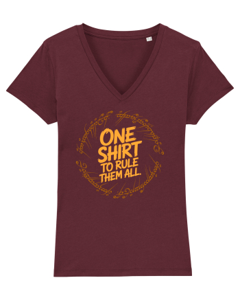ONE SHIRT TO RULE THEM ALL - ONE RING TO RULE THEM ALL - INEL Burgundy