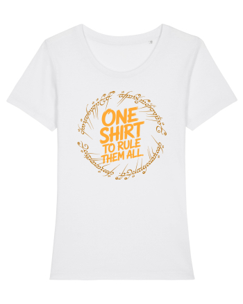 ONE SHIRT TO RULE THEM ALL - ONE RING TO RULE THEM ALL - INEL White