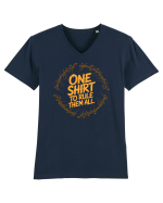 ONE SHIRT TO RULE THEM ALL - ONE RING TO RULE THEM ALL - INEL Tricou mânecă scurtă guler V Bărbat Presenter