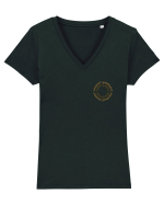 ONE RING TO RULE THEM ALL - INEL _INSCRIPTIE lateral Tricou mânecă scurtă guler V Damă Evoker
