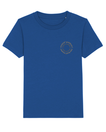  ONE RING TO RULE THEM ALL - INEL _INSCRIPTIE lateral Majorelle Blue