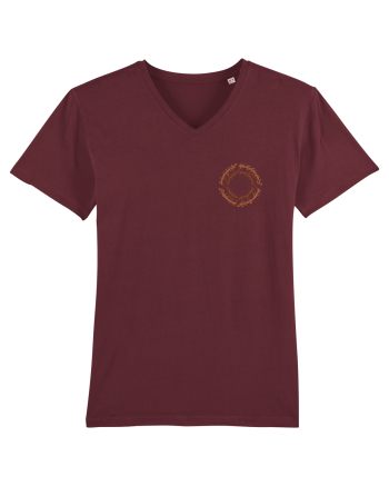  ONE RING TO RULE THEM ALL - INEL _INSCRIPTIE lateral Burgundy