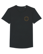  ONE RING TO RULE THEM ALL - INEL _INSCRIPTIE lateral Tricou mânecă scurtă guler larg Bărbat Skater