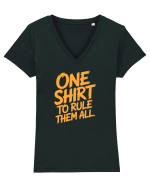 ONE SHIRT TO RULE THEM ALL - ONE RING TO RULE THEM ALL  Tricou mânecă scurtă guler V Damă Evoker