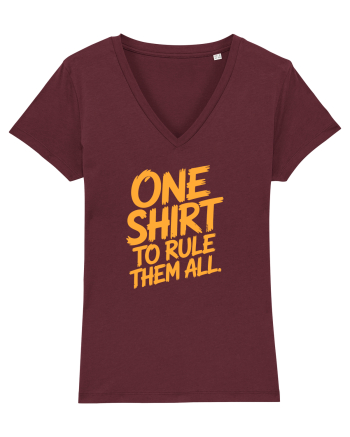 ONE SHIRT TO RULE THEM ALL - ONE RING TO RULE THEM ALL  Burgundy