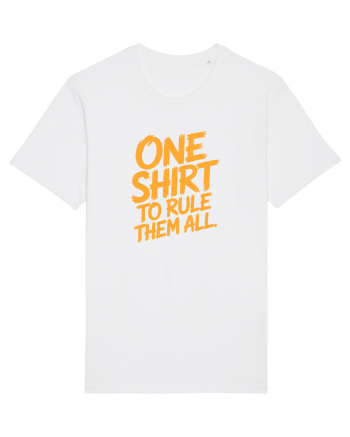 ONE SHIRT TO RULE THEM ALL - ONE RING TO RULE THEM ALL  White