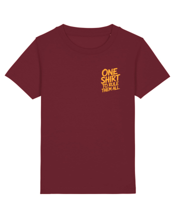 ONE SHIRT TO RULE THEM ALL - ONE RING TO RULE THEM ALL  lateral Burgundy