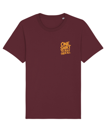 ONE SHIRT TO RULE THEM ALL - ONE RING TO RULE THEM ALL  lateral Burgundy