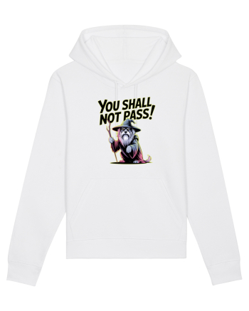 YOU SHALL NOT PASS! NU VEI TRECE! caine de paza / protectie White