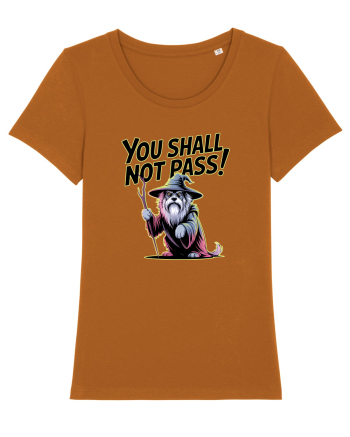 YOU SHALL NOT PASS! NU VEI TRECE! caine de paza / protectie Roasted Orange