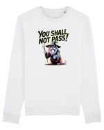 YOU SHALL NOT PASS! NU VEI TRECE! caine de paza / protectie Bluză mânecă lungă Unisex Rise