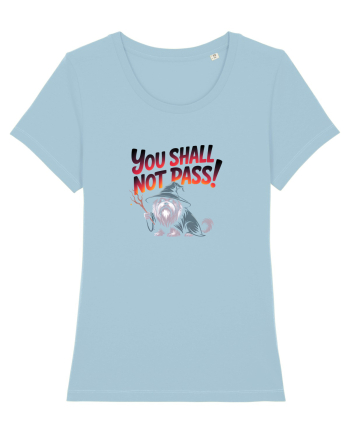YOU SHALL NOT PASS! NU VEI TRECE! caine de paza / protectie Sky Blue