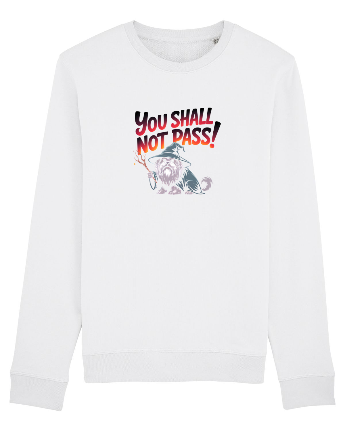 Bluză mânecă lungă Unisex Rise White
