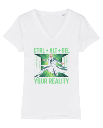 CTRL + ALT + DEL YOUR REALITY - STERGE-TI REALITATEA White
