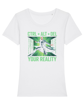 CTRL + ALT + DEL YOUR REALITY - STERGE-TI REALITATEA White
