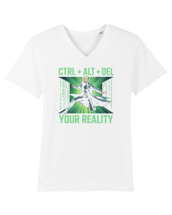 CTRL + ALT + DEL YOUR REALITY - STERGE-TI REALITATEA White