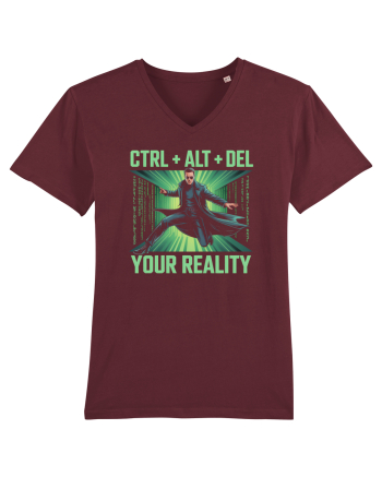 CTRL + ALT + DEL YOUR REALITY - STERGE-TI REALITATEA Burgundy