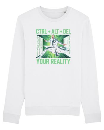 CTRL + ALT + DEL YOUR REALITY - STERGE-TI REALITATEA White