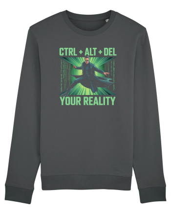 CTRL + ALT + DEL YOUR REALITY - STERGE-TI REALITATEA Anthracite