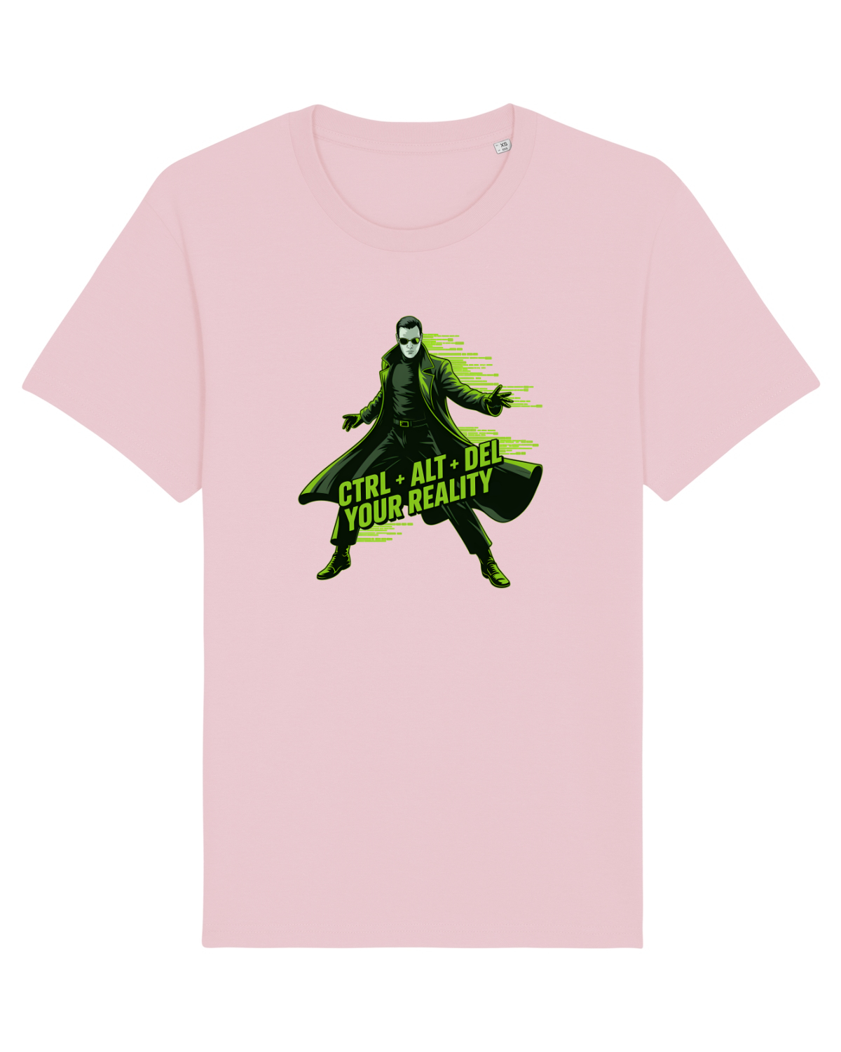 Tricou mânecă scurtă Unisex Rocker Cotton Pink