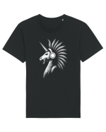 Unicorn pe Volum Maxim Tricou mânecă scurtă Unisex Rocker