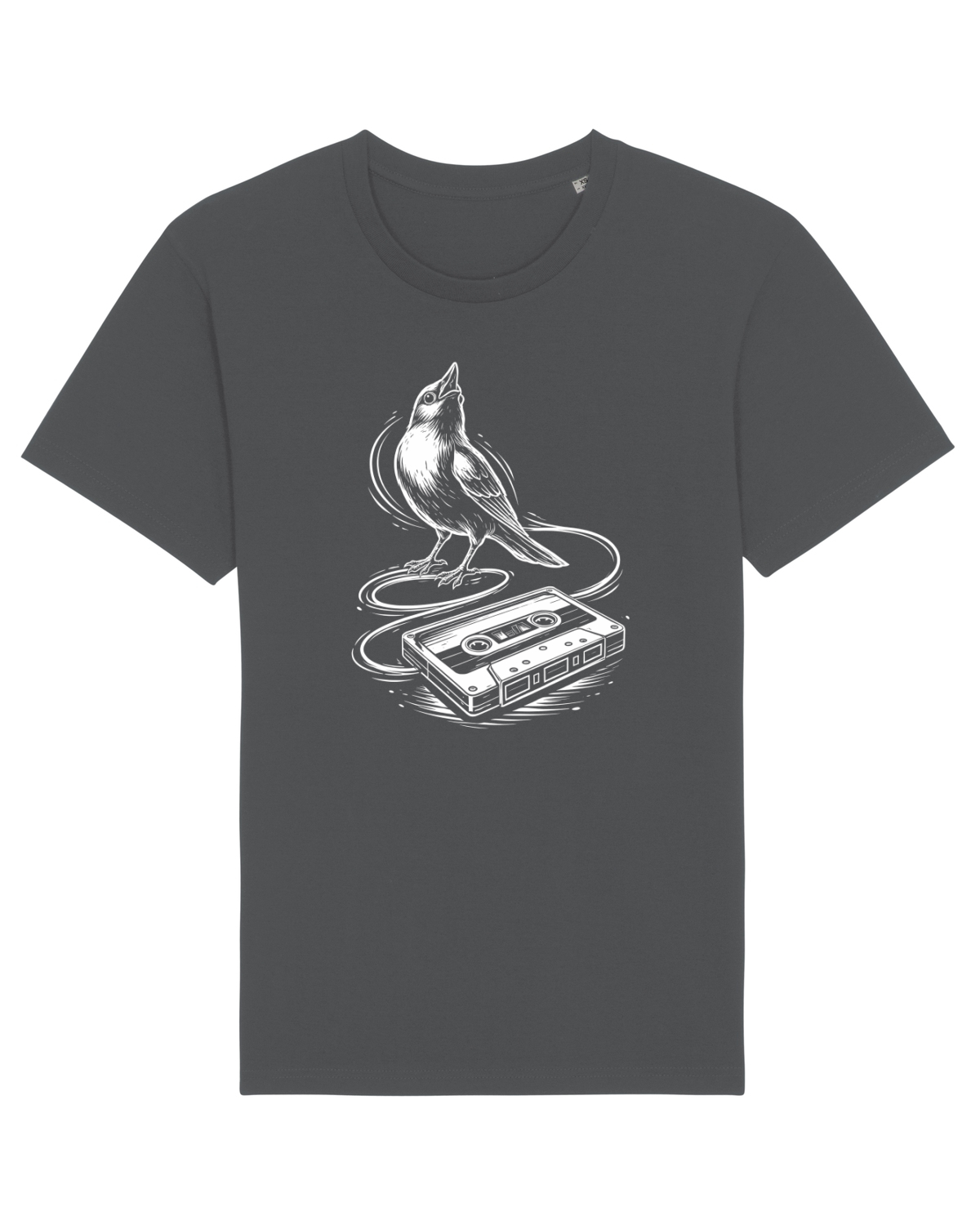 Tricou mânecă scurtă Unisex Rocker Anthracite