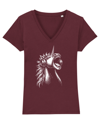 Urletul Unicornului Electric Burgundy
