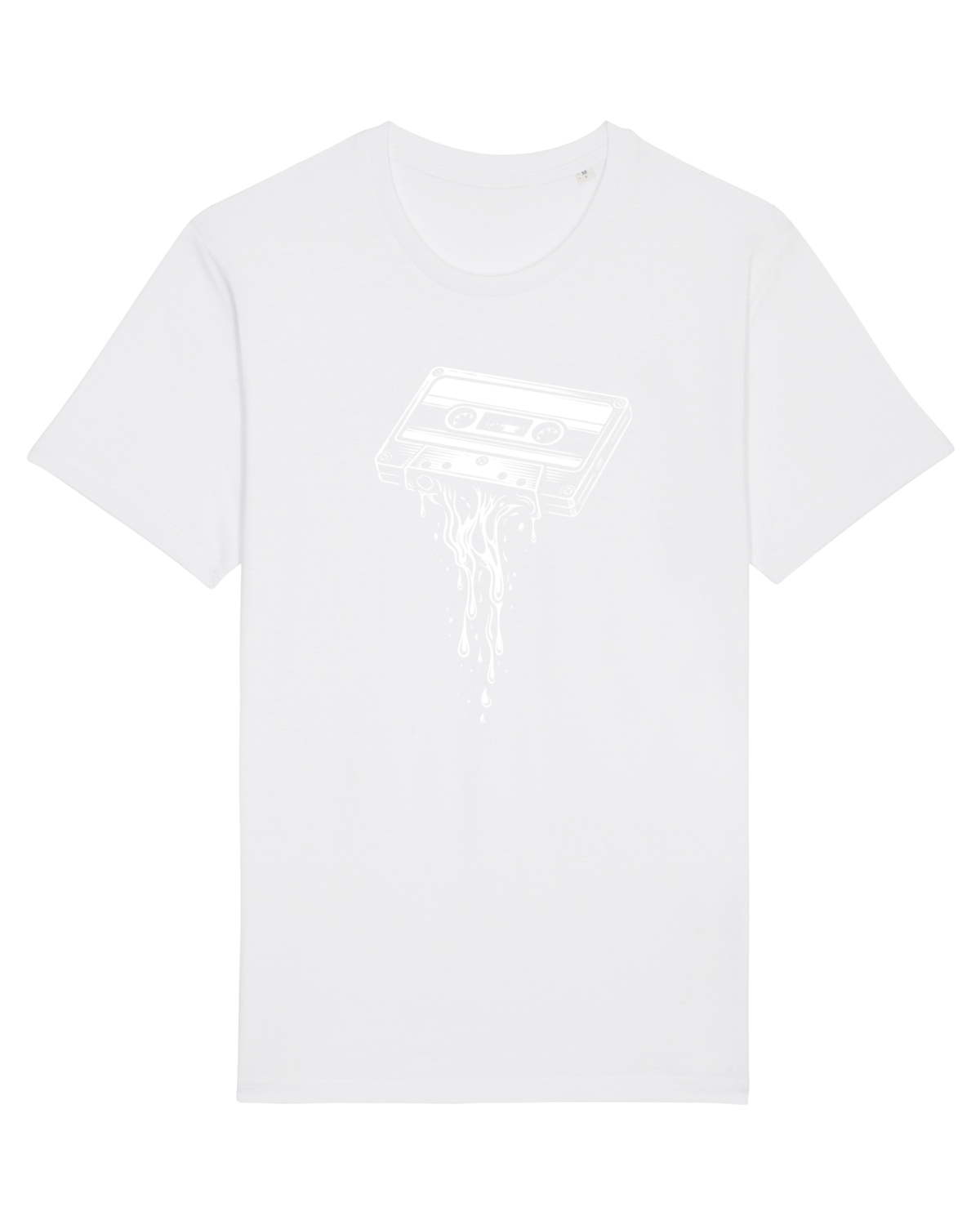 Tricou mânecă scurtă Unisex Rocker White