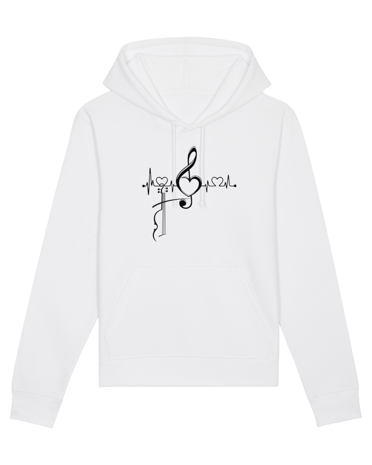 Hanorac Unisex Drummer White