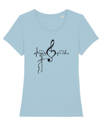 Love music  Sky Blue