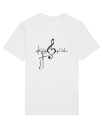 Love music  Tricou mânecă scurtă Unisex Rocker
