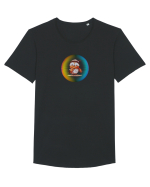 Owl-bufnita Tricou mânecă scurtă guler larg Bărbat Skater