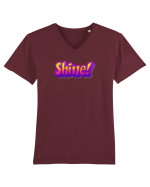 Shine! Tricou mânecă scurtă guler V Bărbat Presenter