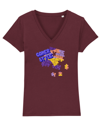 Gamer style  Burgundy