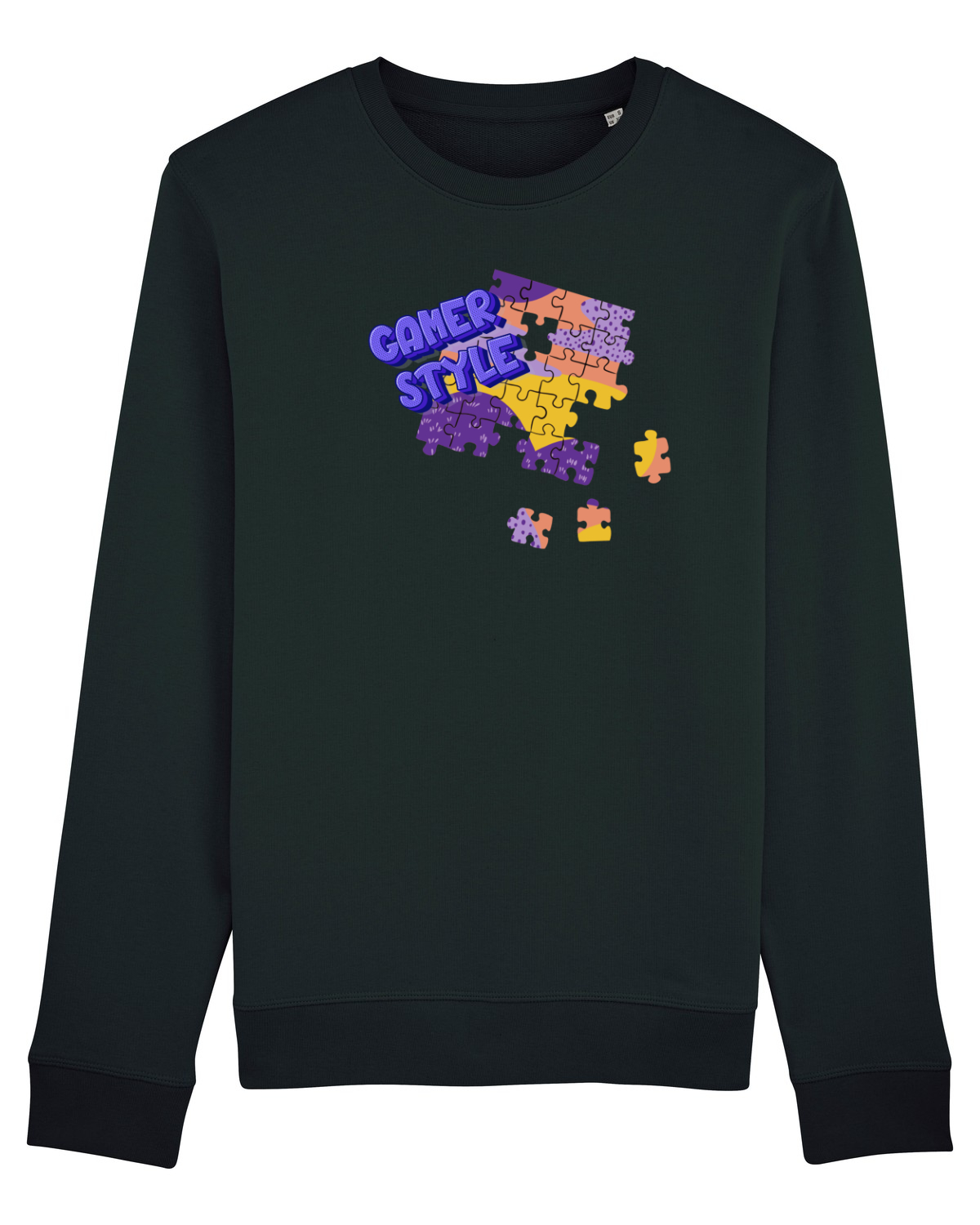 Bluză mânecă lungă Unisex Rise Black