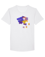 Gamer style  Tricou mânecă scurtă guler larg Bărbat Skater